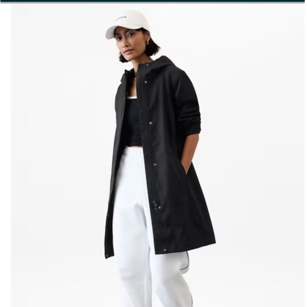 Athleta Women's Black Hooded Jacket